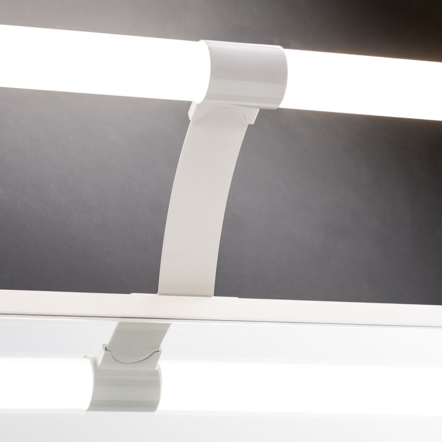 Brilagi - LED vannas istabas spoguļa apgaismojums 2 vienā TUBEO LED/8W/230V 60 cm IP44 balts