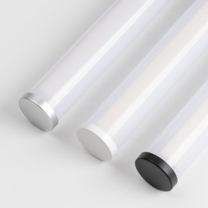 Brilagi - LED vannas istabas spoguļa apgaismojums 2 vienā TUBEO LED/8W/230V 60 cm IP44 melns