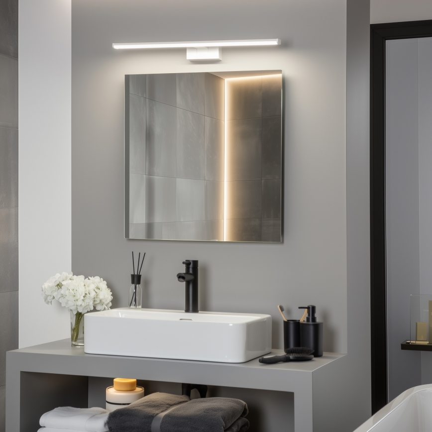 Brilagi - LED vannas istabas spoguļa apgaismojums 3 vienā VESTRA LED/12W/230V 60 cm IP44 balts