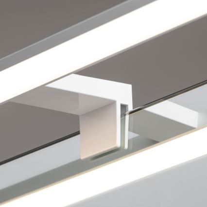 Brilagi - LED vannas istabas spoguļa apgaismojums 3 vienā VESTRA LED/15W/230V 80 cm IP44 balts