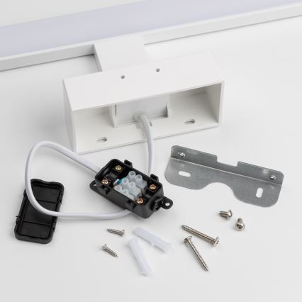 Brilagi - LED vannas istabas spoguļa apgaismojums 3 vienā VESTRA LED/15W/230V 80 cm IP44 balts
