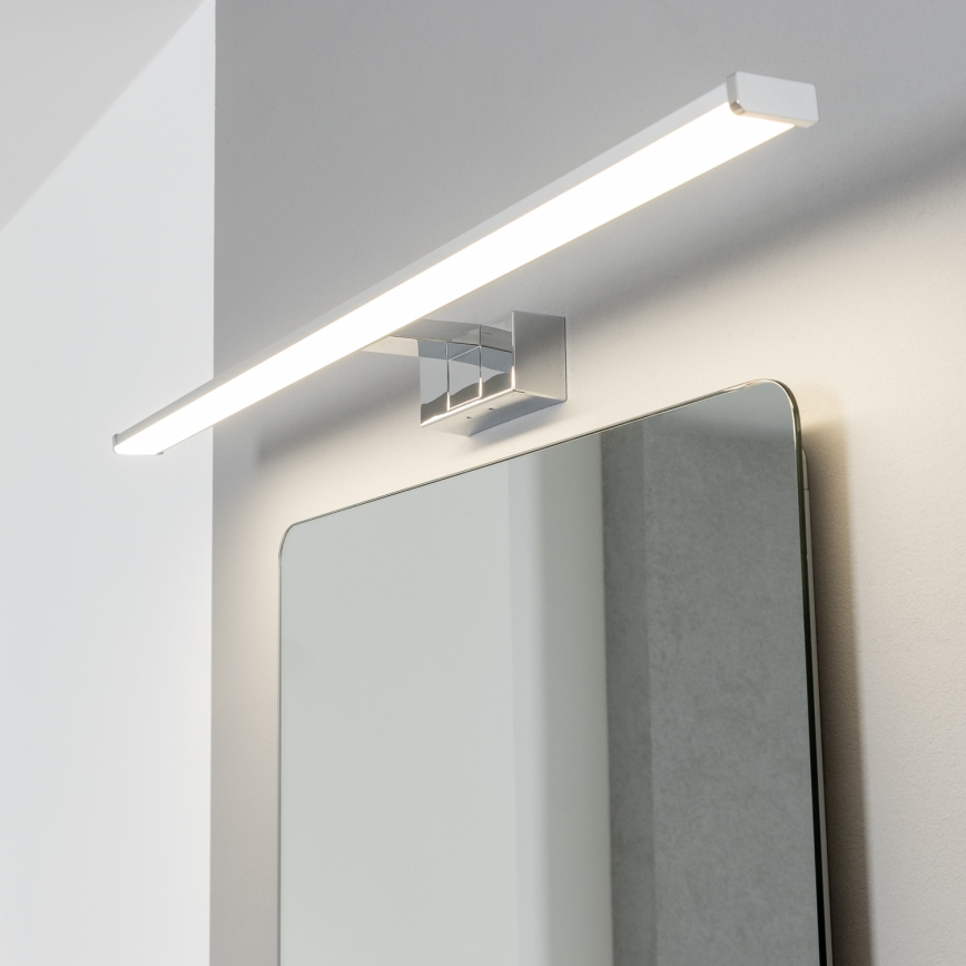 Brilagi - LED vannas istabas spoguļa apgaismojums 3 vienā VESTRA LED/15W/230V 80 cm IP44 glancēts hroms