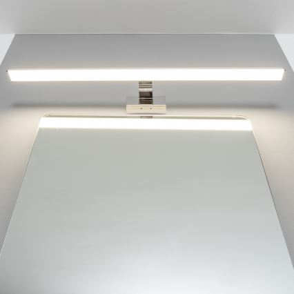 Brilagi - LED vannas istabas spoguļa apgaismojums 3 vienā VESTRA LED/15W/230V 80 cm IP44 glancēts hroms