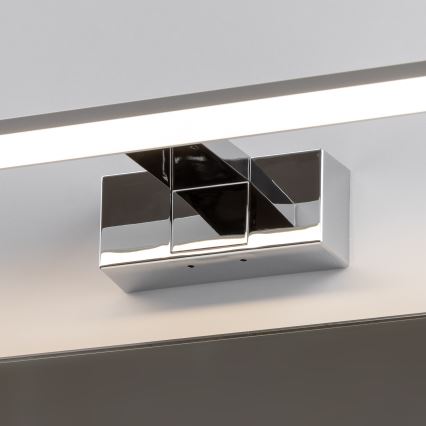 Brilagi - LED vannas istabas spoguļa apgaismojums 3 vienā VESTRA LED/15W/230V 80 cm IP44 glancēts hroms