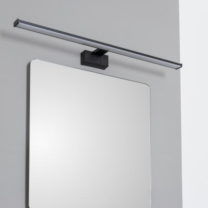 Brilagi - LED vannas istabas spoguļa apgaismojums 3 vienā VESTRA LED/15W/230V 80 cm IP44 melns