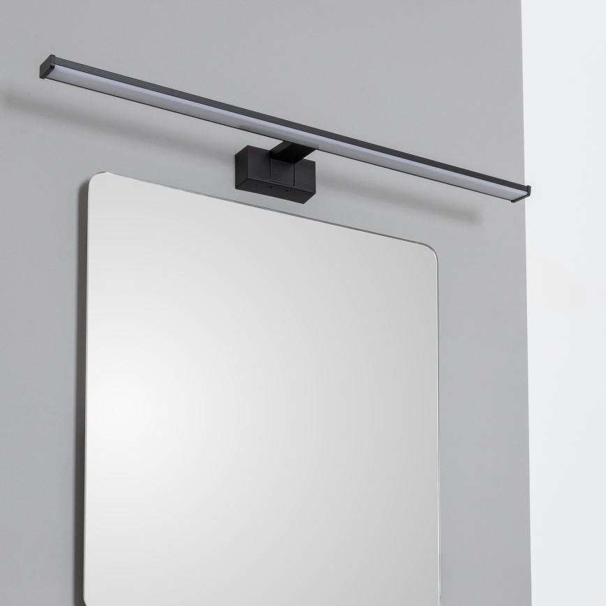 Brilagi - LED vannas istabas spoguļa apgaismojums 3 vienā VESTRA LED/15W/230V 80 cm IP44 melns