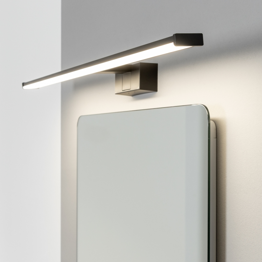 Brilagi - LED vannas istabas spoguļa apgaismojums 3 vienā VESTRA LED/15W/230V 80 cm IP44 melns