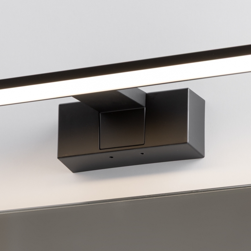 Brilagi - LED vannas istabas spoguļa apgaismojums 3 vienā VESTRA LED/15W/230V 80 cm IP44 melns