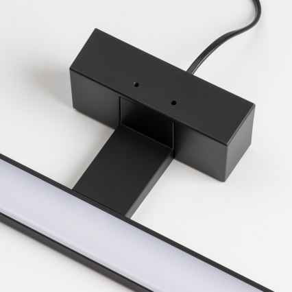 Brilagi - LED vannas istabas spoguļa apgaismojums 3 vienā VESTRA LED/6W/230V 30 cm IP44 melns