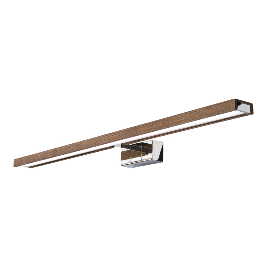 BRILAGI - LED vannas istabas spoguļa apgaismojums WOODY MIRROR 3v1 LED/15W/230V 80 cm IP44 spīdīgs hroms/ozols/valrieksts