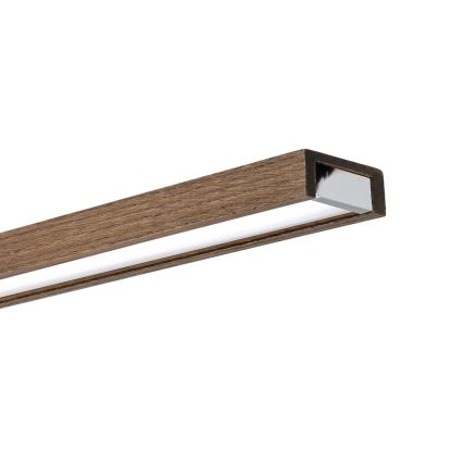 BRILAGI - LED vannas istabas spoguļa apgaismojums WOODY MIRROR 3v1 LED/15W/230V 80 cm IP44 spīdīgs hroms/ozols/valrieksts