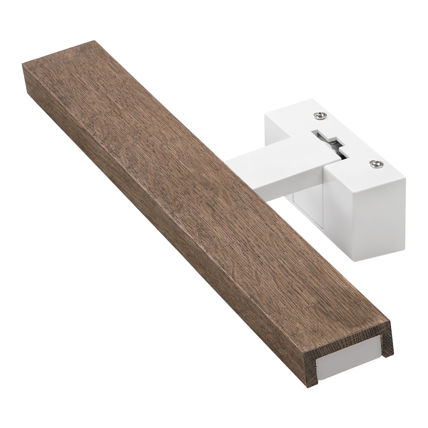 Brilagi - LED vannas istabas spoguļa apgaismojums WOODY MIRROR 3v1 LED/8W/230V 40 cm IP44 balts/ozols