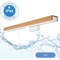 Brilagi - LED Vannas istabas spoguļa apgaismojums WOODY MIRROR LED/12W/230V 60 cm IP44 ozols/balta