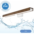 Brilagi - LED Vannas istabas spoguļa apgaismojums WOODY MIRROR LED/12W/230V 60 cm IP44 ozols/balta