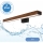 Brilagi - LED Vannas istabas spoguļa apgaismojums WOODY MIRROR LED/12W/230V 60 cm IP44 ozols ķirsis/melna