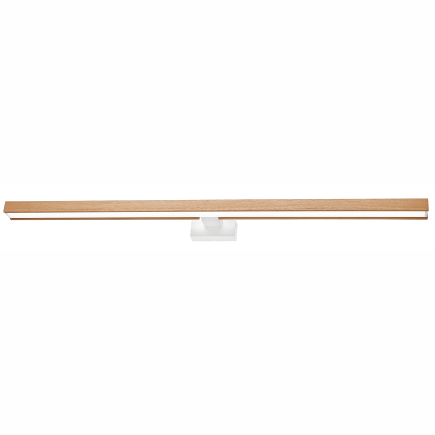 Brilagi - LED Vannas istabas spoguļa apgaismojums WOODY MIRROR LED/15W/230V 90 cm IP44 ozols/balta