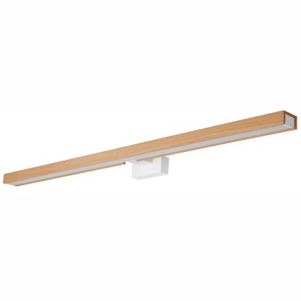 Brilagi - LED Vannas istabas spoguļa apgaismojums WOODY MIRROR LED/15W/230V 90 cm IP44 ozols/balta