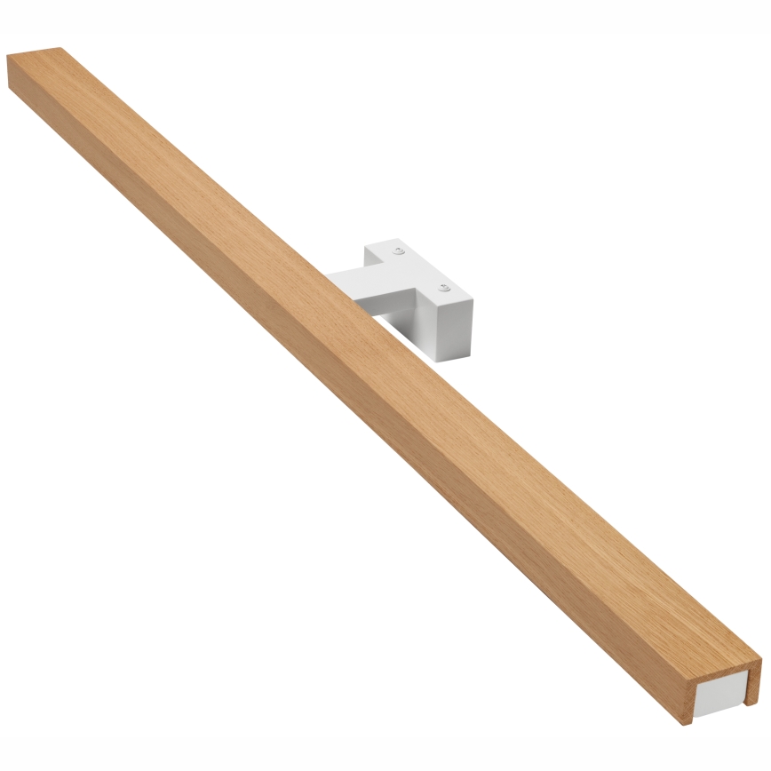 Brilagi - LED Vannas istabas spoguļa apgaismojums WOODY MIRROR LED/15W/230V 90 cm IP44 ozols/balta