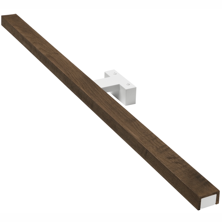 Brilagi - LED Vannas istabas spoguļa apgaismojums WOODY MIRROR LED/15W/230V 90 cm IP44 ozols rieksts/balta