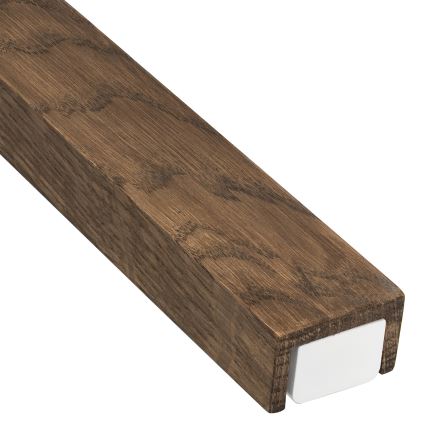 Brilagi - LED Vannas istabas spoguļa apgaismojums WOODY MIRROR LED/15W/230V 90 cm IP44 ozols rieksts/balta