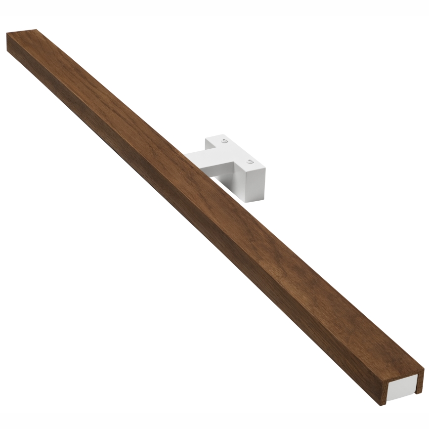 Brilagi - LED Vannas istabas spoguļa apgaismojums WOODY MIRROR LED/15W/230V 90 cm IP44 ozols ķirsis/balta