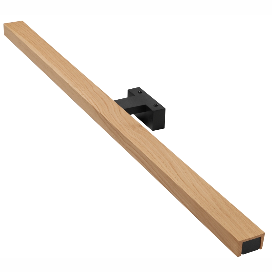 Brilagi - LED Vannas istabas spoguļa apgaismojums WOODY MIRROR LED/15W/230V 90 cm IP44 ozols/melna