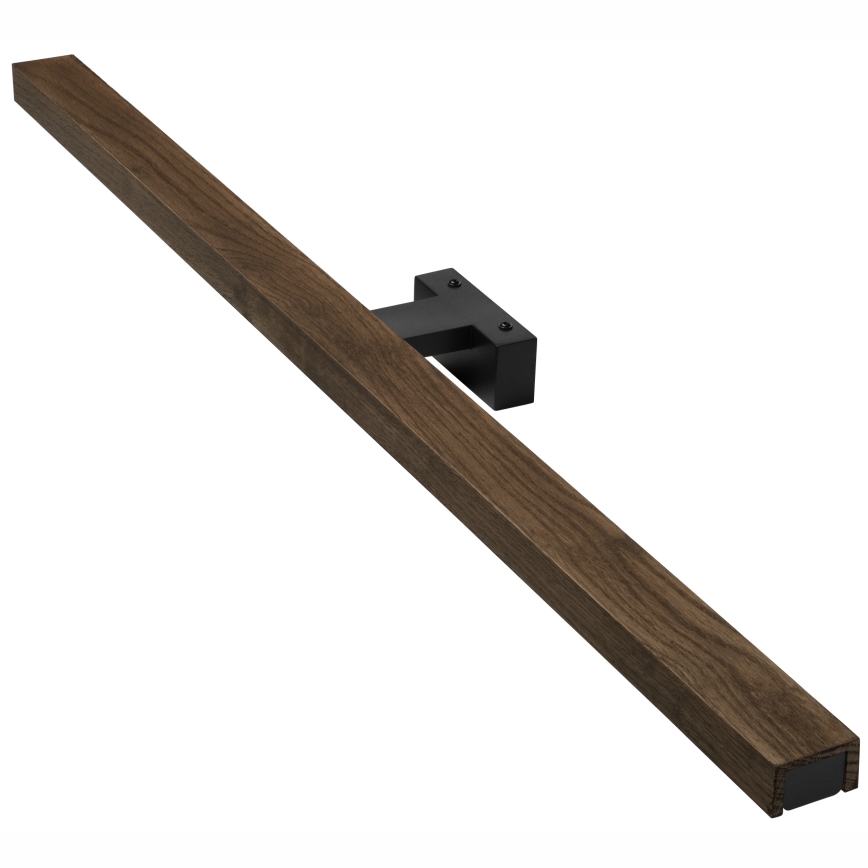 Brilagi - LED Vannas istabas spoguļa apgaismojums WOODY MIRROR LED/15W/230V 90 cm IP44 ozols rieksts/melna