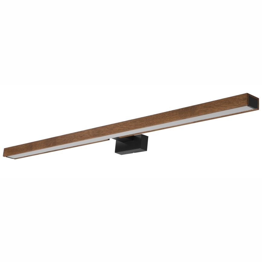 Brilagi - LED Vannas istabas spoguļa apgaismojums WOODY MIRROR LED/15W/230V 90 cm IP44 ozols ķirsis/melna