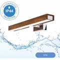 Brilagi - LED Vannas istabas spoguļa apgaismojums WOODY MIRROR LED/8W/230V 40 cm IP44 ozols ķirsis/spīdīgi hromēts