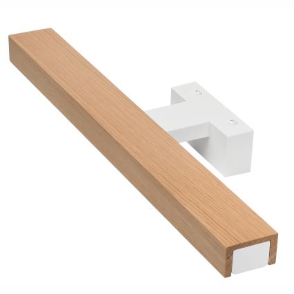 Brilagi - LED Vannas istabas spoguļa apgaismojums WOODY MIRROR LED/8W/230V 40 cm IP44 ozols/balta