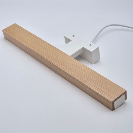 Brilagi - LED Vannas istabas spoguļa apgaismojums WOODY MIRROR LED/8W/230V 40 cm IP44 ozols/balta