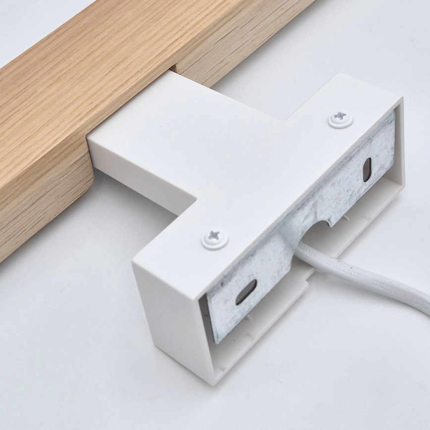 Brilagi - LED Vannas istabas spoguļa apgaismojums WOODY MIRROR LED/8W/230V 40 cm IP44 ozols/balta