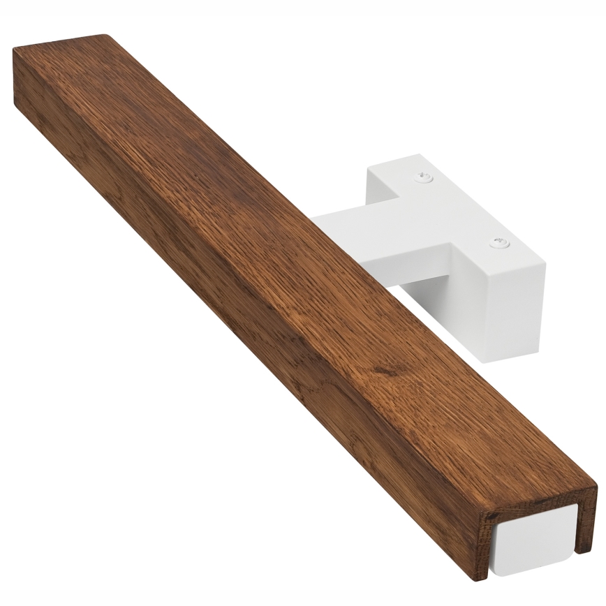 Brilagi - LED Vannas istabas spoguļa apgaismojums WOODY MIRROR LED/8W/230V 40 cm IP44 ozols ķirsis/balta
