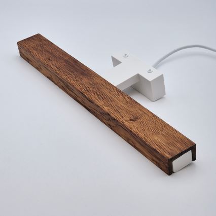 Brilagi - LED Vannas istabas spoguļa apgaismojums WOODY MIRROR LED/8W/230V 40 cm IP44 ozols ķirsis/balta