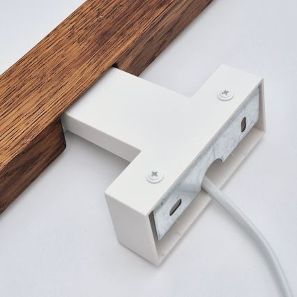 Brilagi - LED Vannas istabas spoguļa apgaismojums WOODY MIRROR LED/8W/230V 40 cm IP44 ozols ķirsis/balta