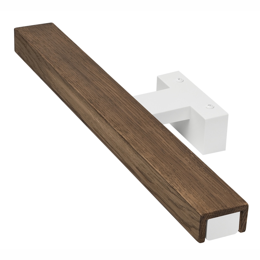 Brilagi - LED Vannas istabas spoguļa apgaismojums WOODY MIRROR LED/8W/230V 40 cm IP44 ozols rieksts/balta