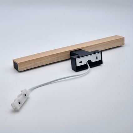 Brilagi - LED Vannas istabas spoguļa apgaismojums WOODY MIRROR LED/8W/230V 40 cm IP44 ozols/melna