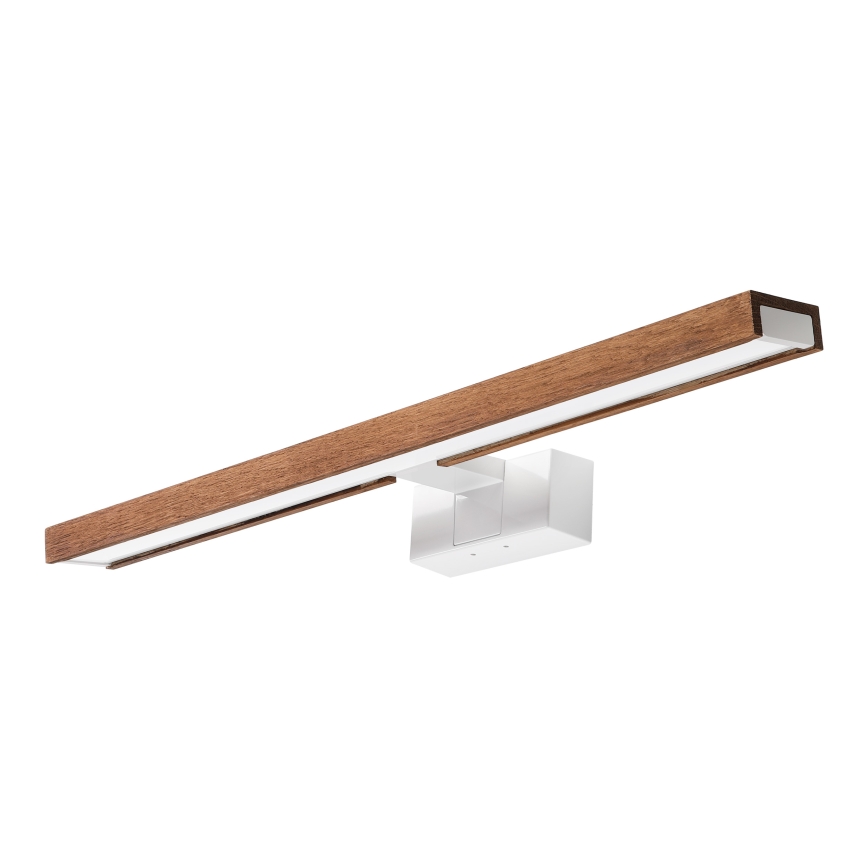 Brilagi - LED vannas istabas spoguļa apgaismojums 3in1 WOODY MIRROR LED/12W/230V 60 cm IP44 balts/ozols-ķirsis