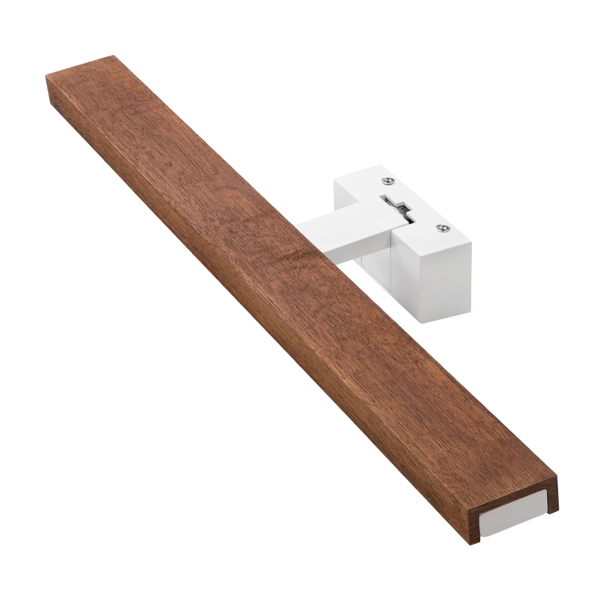 Brilagi - LED vannas istabas spoguļa apgaismojums 3in1 WOODY MIRROR LED/12W/230V 60 cm IP44 balts/ozols-ķirsis