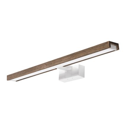 BRILAGI - LED vannas istabas spoguļa apgaismojums 3v1 WOODY MIRROR 3v1 LED/12W/230V 60 cm IP44 balta/ozols valrieksts