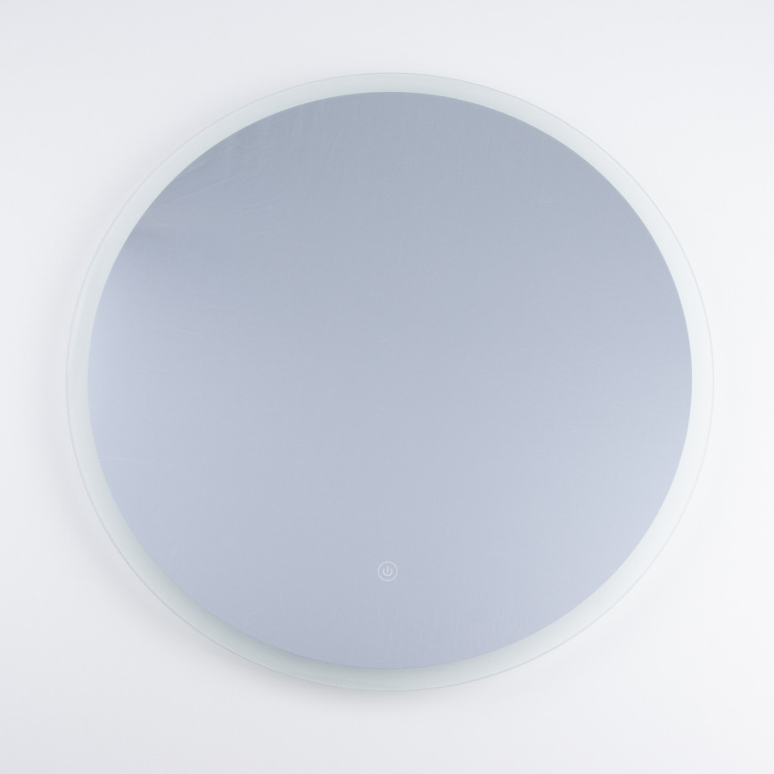 Brilagi - LED vannas istabas spogulis BERNATE LED/19W/230V pr. 60 cm sudraba krāsā IP44 CRI 90 aptumšojams + CCT