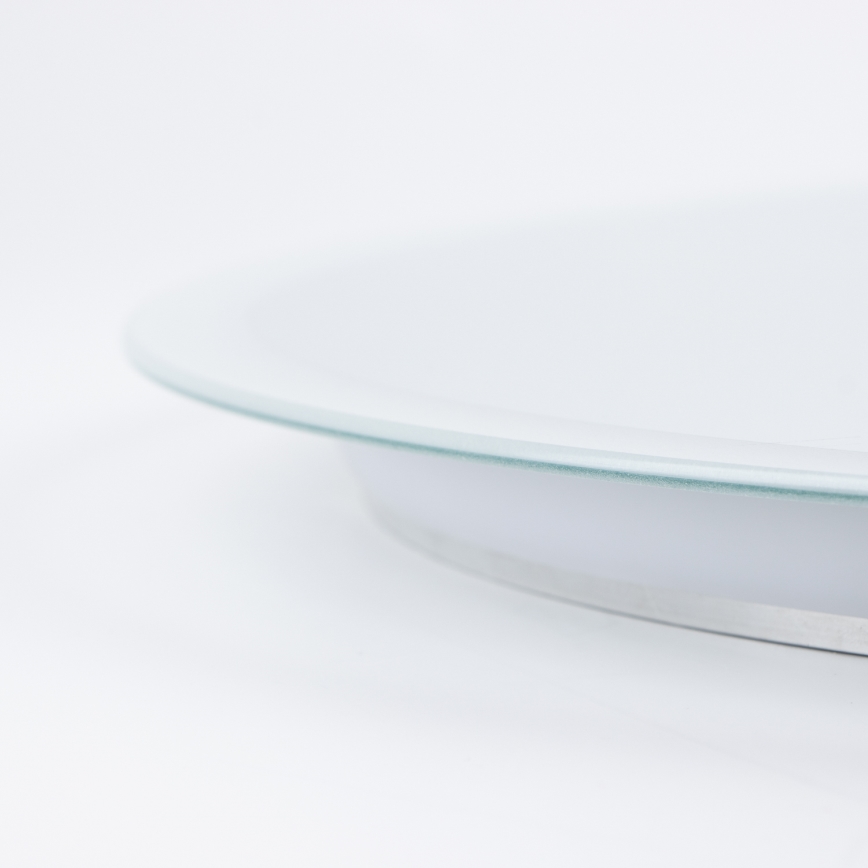 Brilagi - LED vannas istabas spogulis BERNATE LED/19W/230V pr. 60 cm sudraba krāsā IP44 CRI 90 aptumšojams + CCT