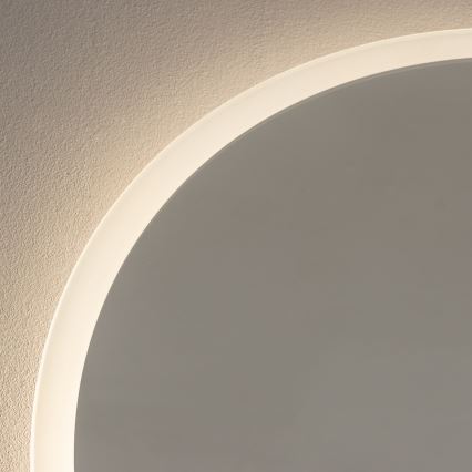 Brilagi - LED vannas istabas spogulis BERNATE LED/19W/230V pr. 60 cm sudraba krāsā IP44 CRI 90 aptumšojams + CCT