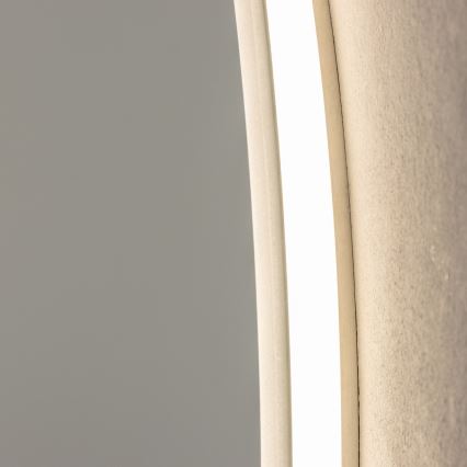 Brilagi - LED vannas istabas spogulis BERNATE LED/19W/230V pr. 60 cm sudraba krāsā IP44 CRI 90 aptumšojams + CCT