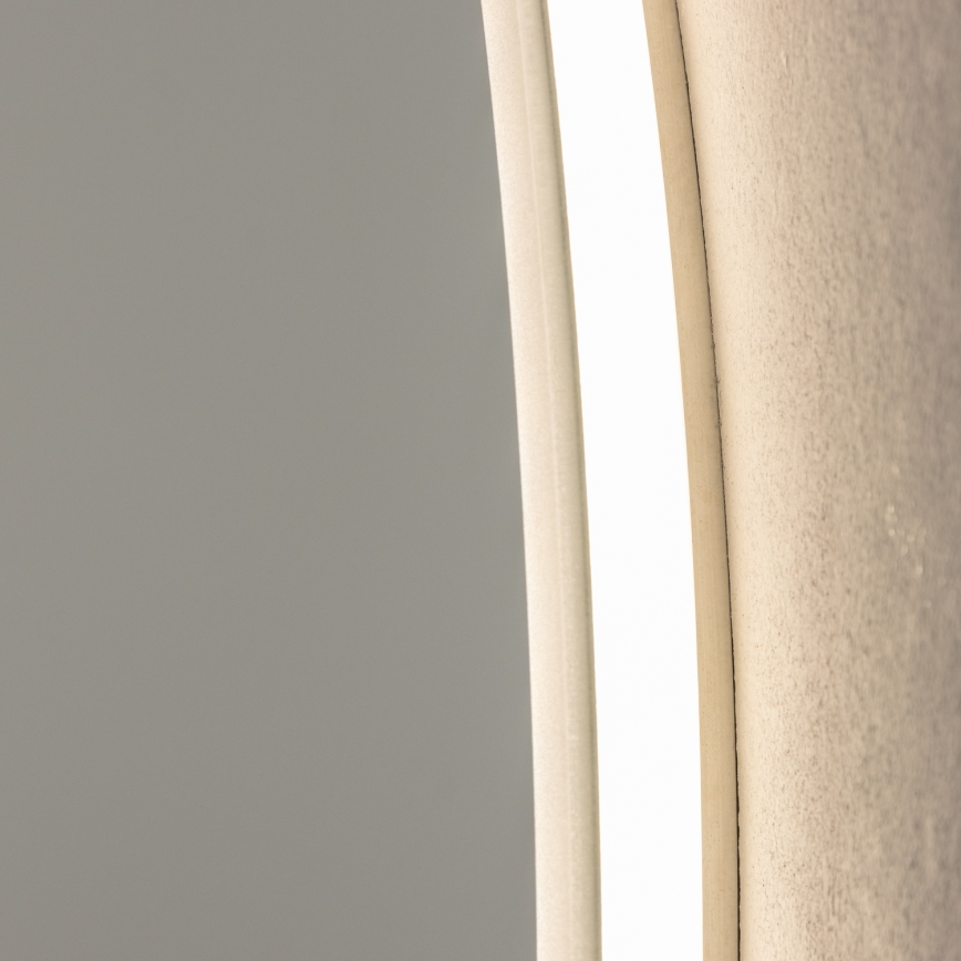 Brilagi - LED vannas istabas spogulis BERNATE LED/19W/230V pr. 60 cm sudraba krāsā IP44 CRI 90 aptumšojams + CCT