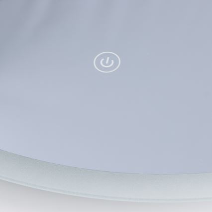 Brilagi - LED vannas istabas spogulis BERNATE LED/19W/230V pr. 60 cm sudraba krāsā IP44 CRI 90 aptumšojams + CCT