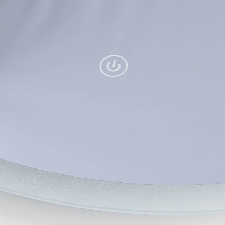 Brilagi - LED vannas istabas spogulis BERNATE LED/19W/230V pr. 60 cm sudraba krāsā IP44 CRI 90 aptumšojams + CCT