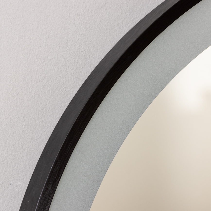 Brilagi - LED vannas istabas spogulis CANZO LED/25W/230V 50x80 cm melns IP44 CRI 90 dimējams + CCT