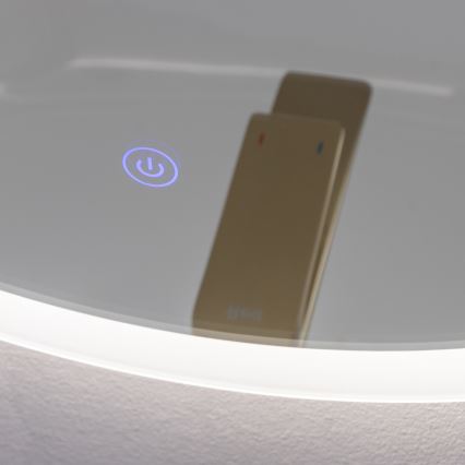 Brilagi - LED vannas istabas spogulis CUNEO LED/19W/230V Ø 60 cm IP44 CRI 90 aptumšojams + CCT