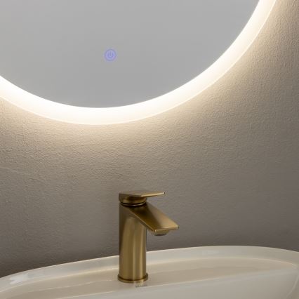 Brilagi - LED vannas istabas spogulis CUNEO LED/19W/230V Ø 60 cm IP44 CRI 90 aptumšojams + CCT